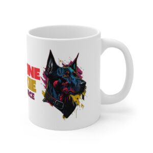 VG Doberman Coffee Mug Design  11oz